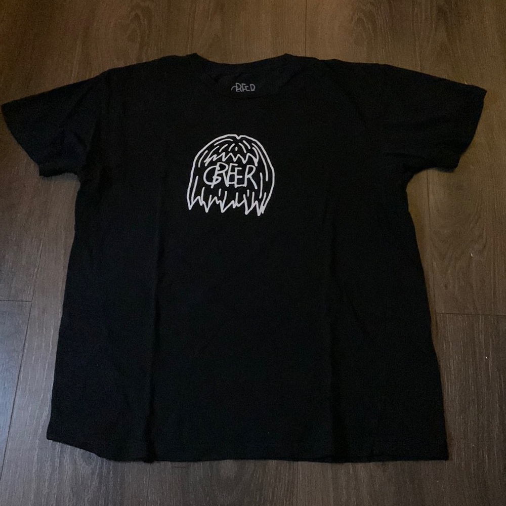 Large Official Greer Merch Black T-shirt